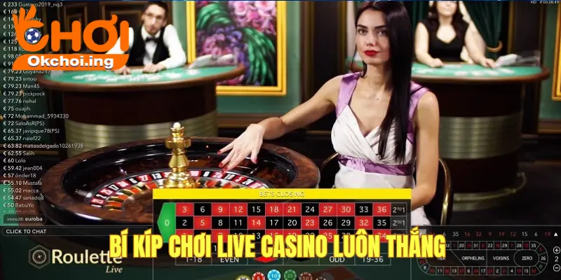 Hướng Dẫn Tham Gia Live Casino OKCHOI, “Sòng Bài Thật” Trong Thế Giới Ảo 4 OKCHOI mang lại cảm giác chân thực